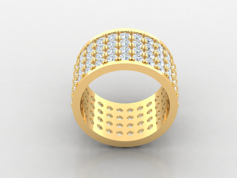 Men Ring Cad File Ready For Printing 3D Baskı Modeli