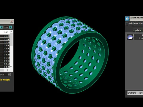 Men Ring Cad File Ready For Printing 3D Print Model