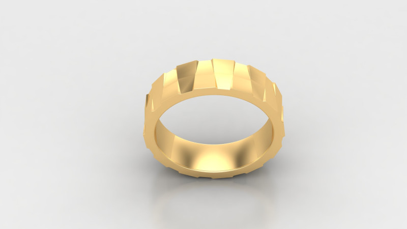 Men Ring Cad File Ready For Printing 3D Принт Модель .c4d .max .obj .3ds .fbx .stl .blend 