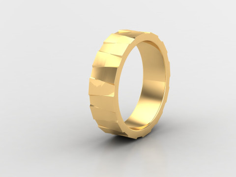 Men Ring Cad File Ready For Printing 3D Принт Модель