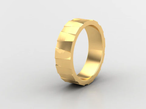 Men Ring Cad File Ready For Printing 3D Print Model