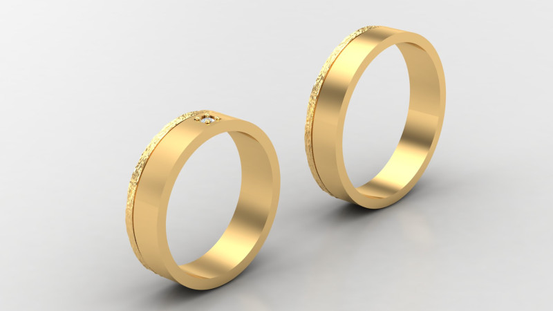 Engage Ring Cad File Ready For Printing 3D Baskı Modeli .c4d .max .obj .3ds .fbx .stl .blend 