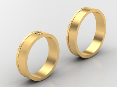 Engage Ring Cad File Ready For Printing 3D Принт Модель