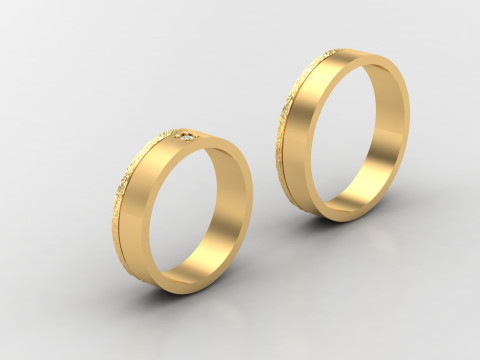 Engage Ring Cad File Ready For Printing 3D Baskı Modeli