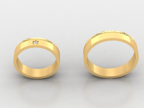 Engage Ring Cad File Ready For Printing 3D Baskı Modeli