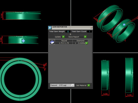 Engage Ring Cad File Ready For Printing 3D Baskı Modeli