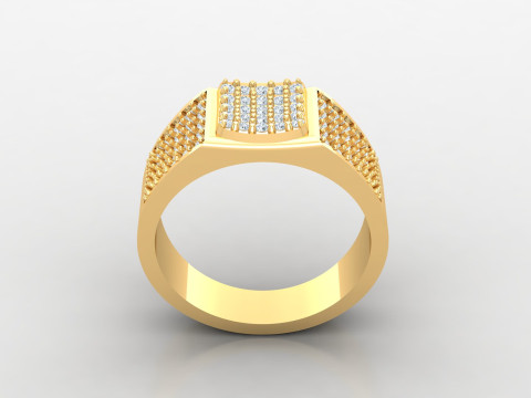 Engage Ring Cad File Ready For Printing 3D प्रिंट मॉडल