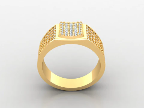 Engage Ring Cad File Ready For Printing 3D Print Model