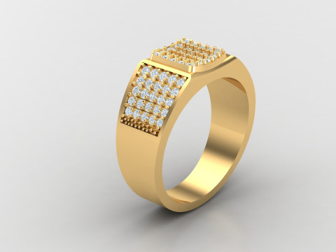 Engage Ring Cad File Ready For Printing 3Dプリントモデル