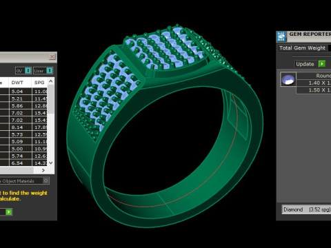 Engage Ring Cad File Ready For Printing 3Dプリントモデル