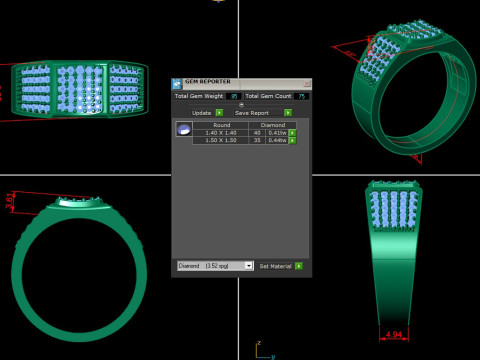 Engage Ring Cad File Ready For Printing 3Dプリントモデル