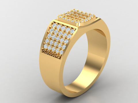 Engage Ring Cad File Ready For Printing 3Dプリントモデル