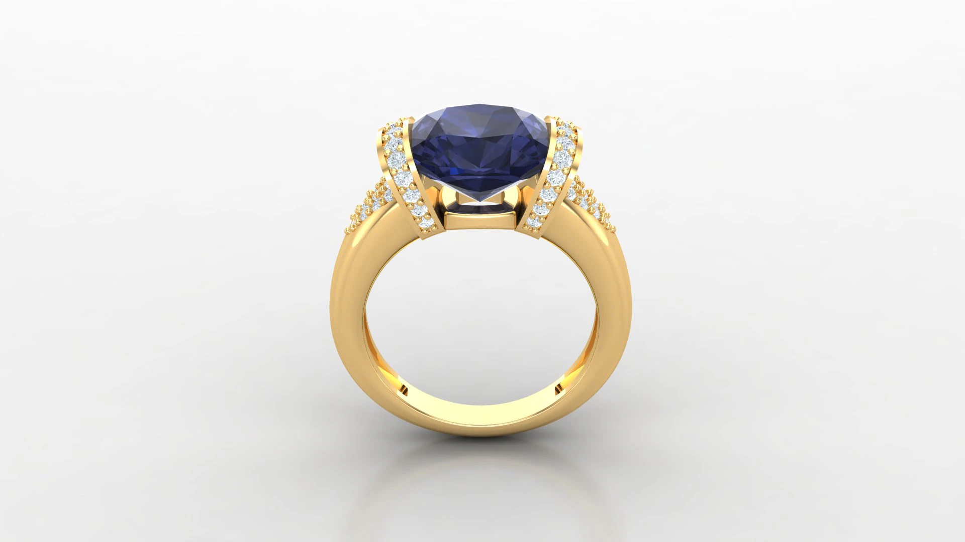 Engage Ring Cad File Ready For Printing 3D Print Model .c4d .max .obj .3ds .fbx .stl .blend