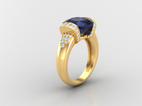 Engage Ring Cad File Ready For Printing Model Cetak 3D