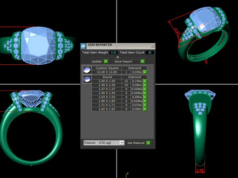 Engage Ring Cad File Ready For Printing 3D Print Model
