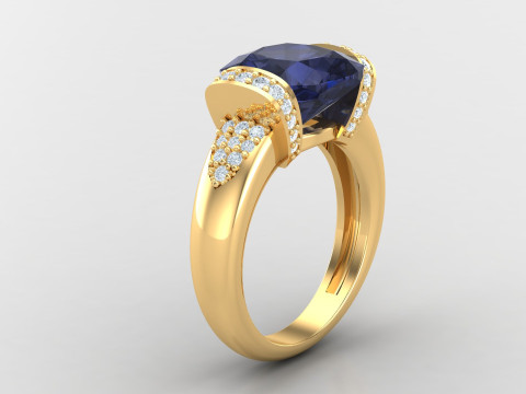 Engage Ring Cad File Ready For Printing Model Cetak 3D