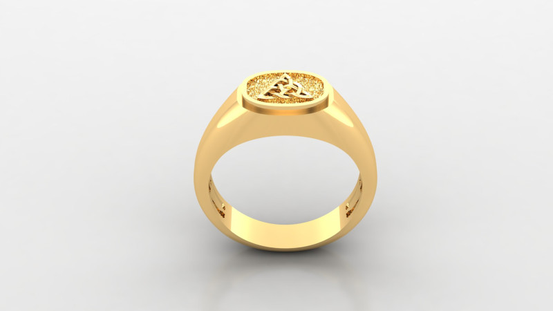 Engage Ring Cad File Ready For Printing Model do druku 3D .c4d .max .obj .3ds .fbx .stl .blend