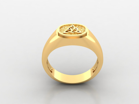 Engage Ring Cad File Ready For Printing 3D 프린트 모델