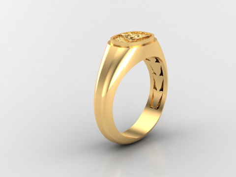Engage Ring Cad File Ready For Printing Model do druku 3D