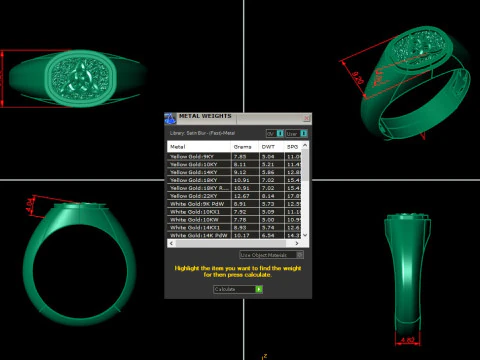 Engage Ring Cad File Ready For Printing 3D Print Model