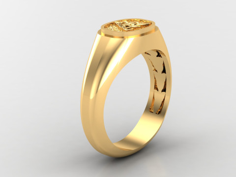 Engage Ring Cad File Ready For Printing Model do druku 3D