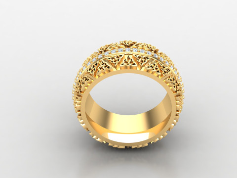 Engage Ring Cad File Ready For Printing 3D Print Model