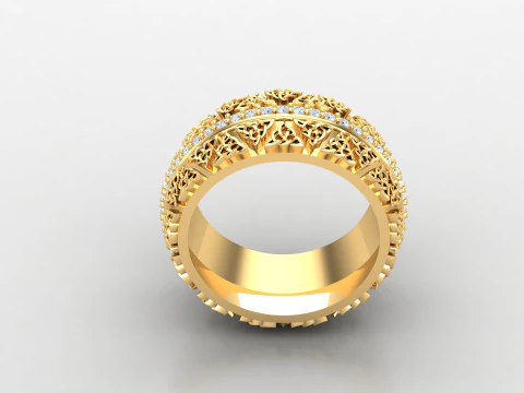Engage Ring Cad File Ready For Printing 3D Print Model
