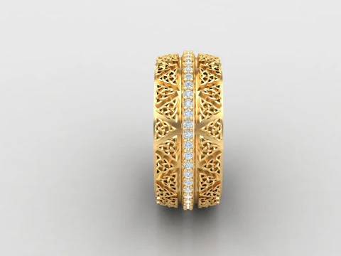 Engage Ring Cad File Ready For Printing 3D Print Model