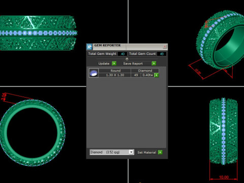 Engage Ring Cad File Ready For Printing 3D Print Model