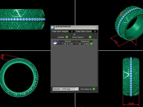 Engage Ring Cad File Ready For Printing 3D Print Model