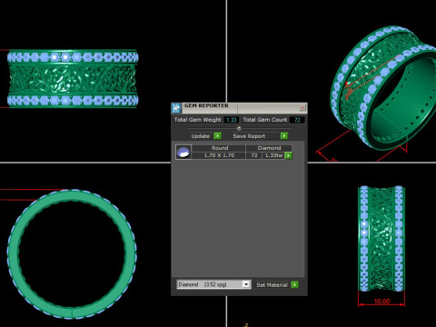 Engage Ring Cad File Ready For Printing Modelo de impresión 3D