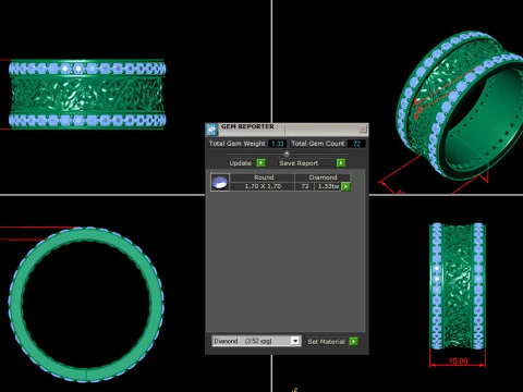 Engage Ring Cad File Ready For Printing 3D Print Model