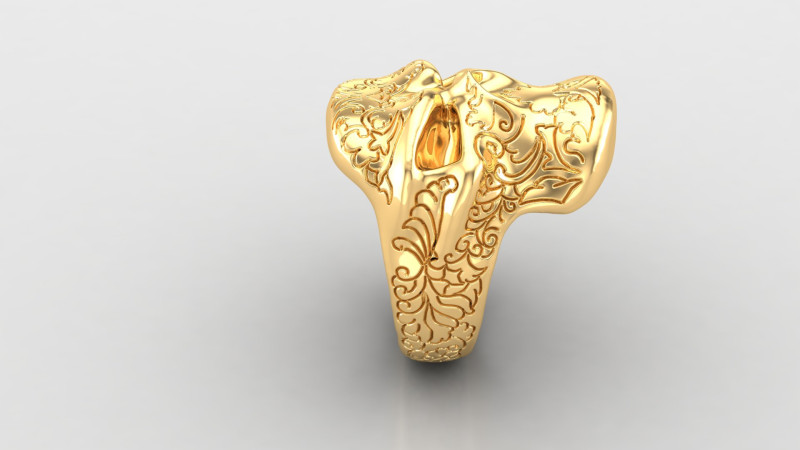 Engage Ring Cad File Ready For Printing Modèles 3D en vedette .c4d .max .obj .3ds .fbx .stl .blend 