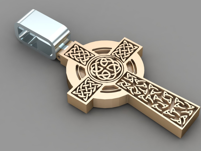 Jesus Christ Pendant Cad File Ready For Printing Modèles 3D en vedette .c4d .max .obj .3ds .fbx .stl .blend