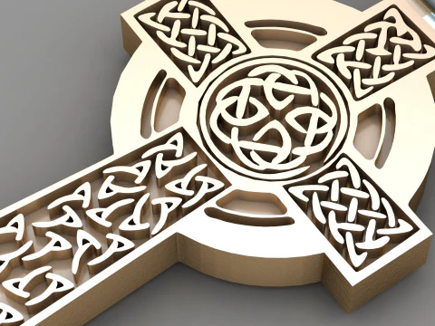 File Cad del pendente di Ges&ugrave; Cristo pronto per la stampa Modello di stampa 3D