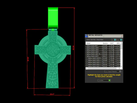 File Cad del pendente di Ges&ugrave; Cristo pronto per la stampa Modello di stampa 3D
