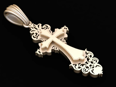 File Cad del pendente di Ges&ugrave; Cristo pronto per la stampa Modello di stampa 3D