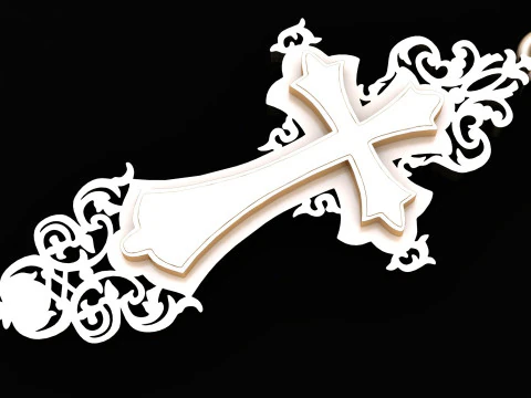 File Cad del pendente di Ges&ugrave; Cristo pronto per la stampa Modello di stampa 3D