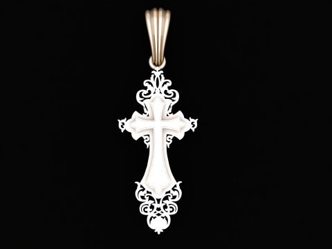 Jesus Christ Pendant Cad File Ready For Printing Modèles 3D en vedette