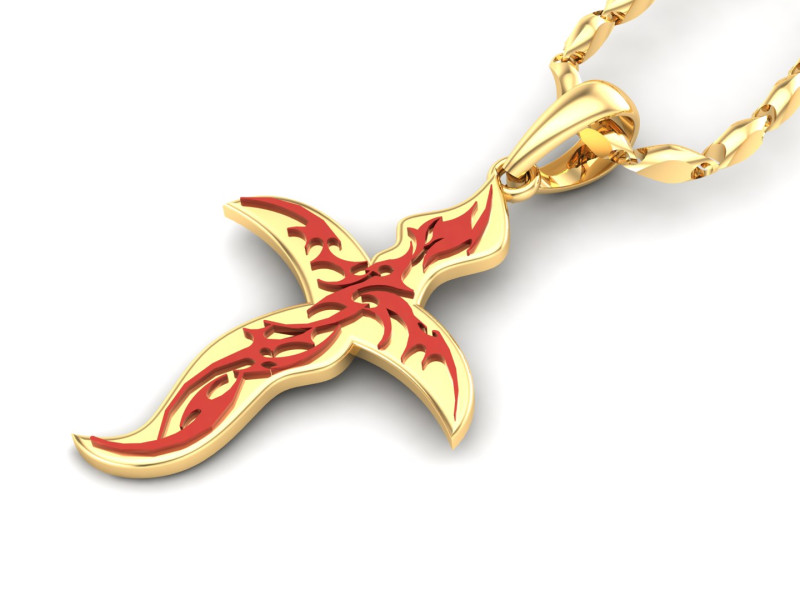 Jesus Christ Pendant Cad File Ready For Printing 3D 打印模型 .c4d .max .obj .3ds .fbx .stl .blend 