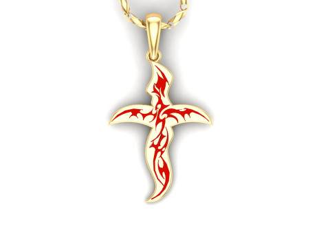 Jesus Christ Pendant Cad File Ready For Printing 3D 打印模型
