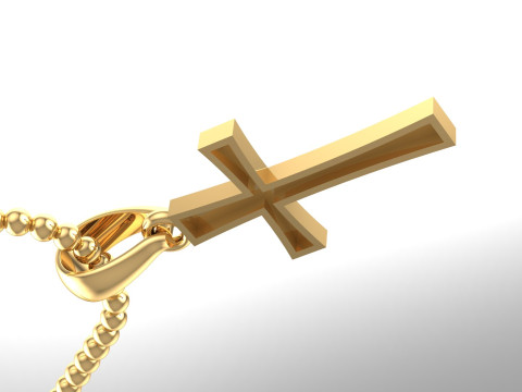Jesus Christ Pendant Cad File Ready For Printing Modello di stampa 3D
