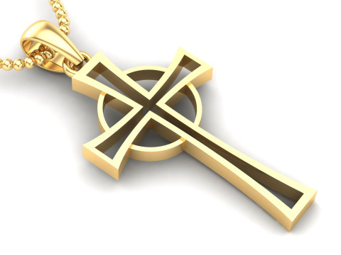 Jesus Christ Pendant Cad File Ready For Printing Model do druku 3D