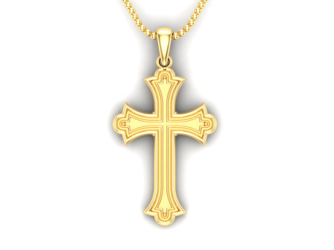 Jesus Christ Pendant Cad File Ready For Printing Modello di stampa 3D
