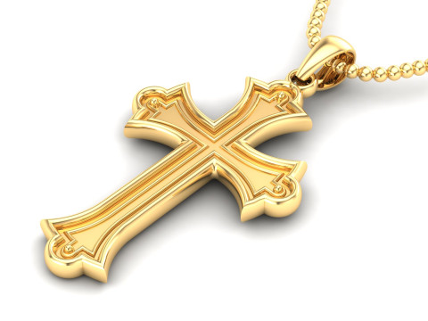 Jesus Christ Pendant Cad File Ready For Printing Modello di stampa 3D
