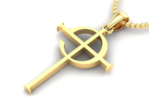Jesus Christ Pendant Cad File Ready For Printing Modelo de impresión 3D