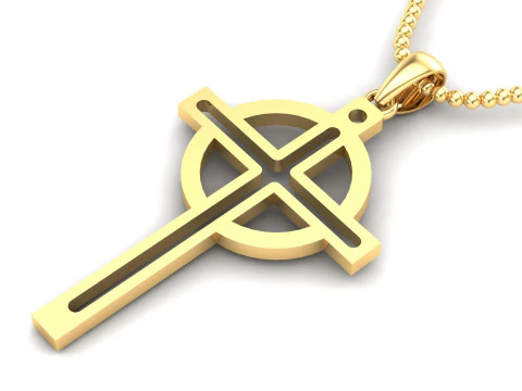 Jesus Christ Pendant Cad File Ready For Printing 3D Print Model