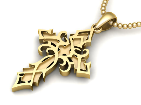 Jesus Christ Pendant Cad File Ready For Printing 3D Принт Модель