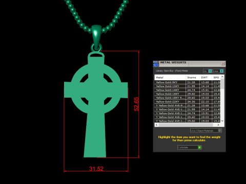 Jesus Christ Pendant Cad File Ready For Printing Modèles 3D en vedette