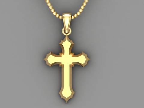 Jesus Christ Pendant Cad File Ready For Printing Modèles 3D en vedette
